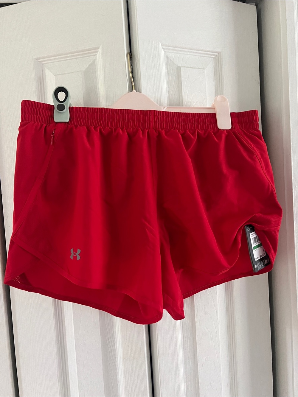 Under Armour Women's Bright Red Athletic Shorts